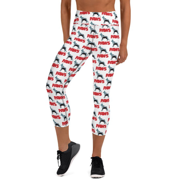 "PAWS" Capri Leggings