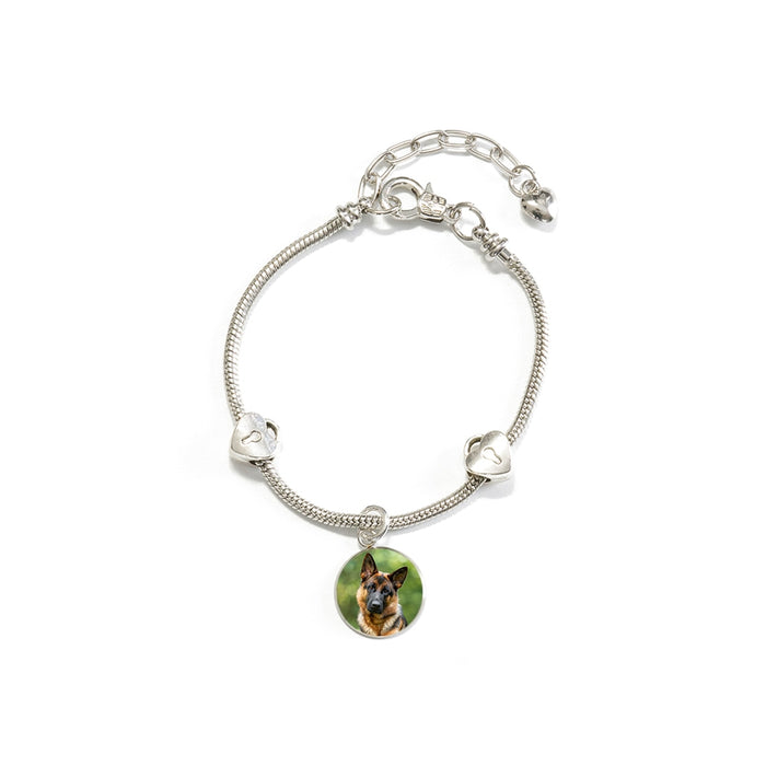 Charm Bracelet with Your Dog's Photo