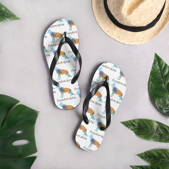 Pawsitive Vibes Flip-Flops